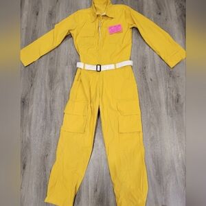 Yellow jumpsuit costume of the teenage mutant Ninja's sidekick April O Neil